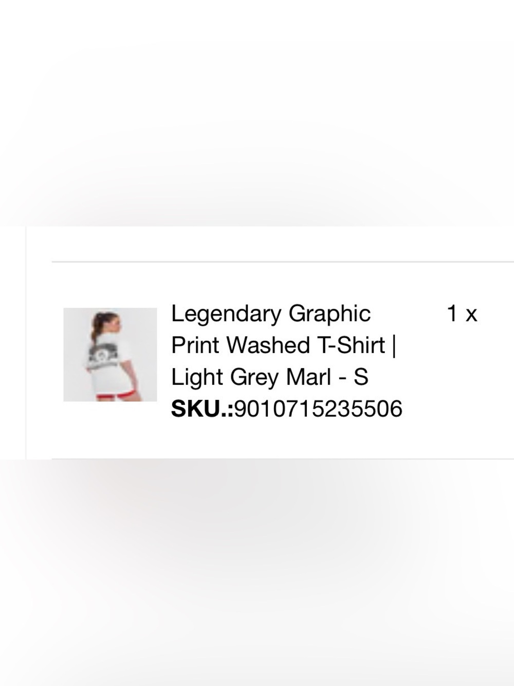 Oner Active Legendary Graphic Print Washed T-Shirt